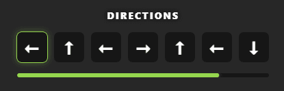 Directions minigame