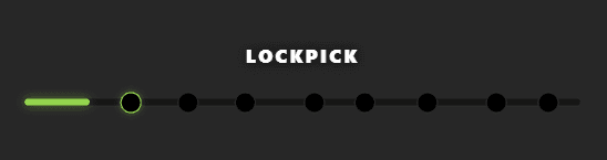 Lockpick minigame